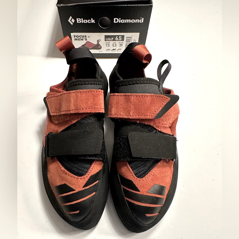 New Men’s 6.5 Climbing Shoes - Black Diamond Focus.